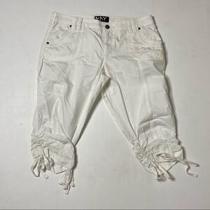 Marc New York | White High Rise Capri’s